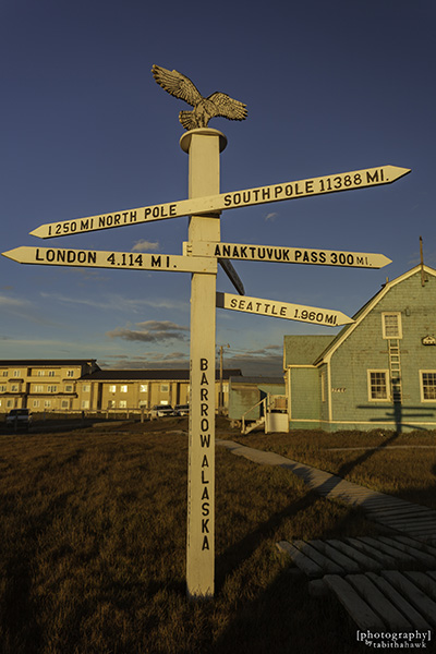 Barrow, Alaska - The most Northern Point in America. 1,250 miles to North Pole